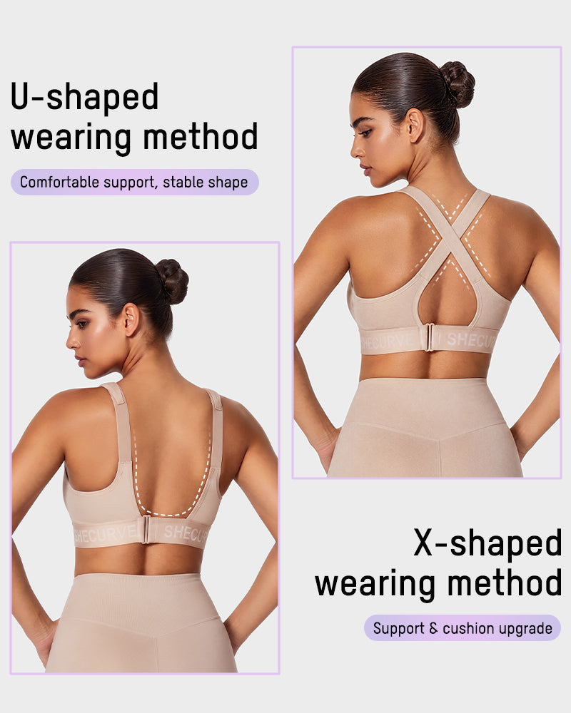High-Impact Adjustable Zip-Front Sports Bra - view 5