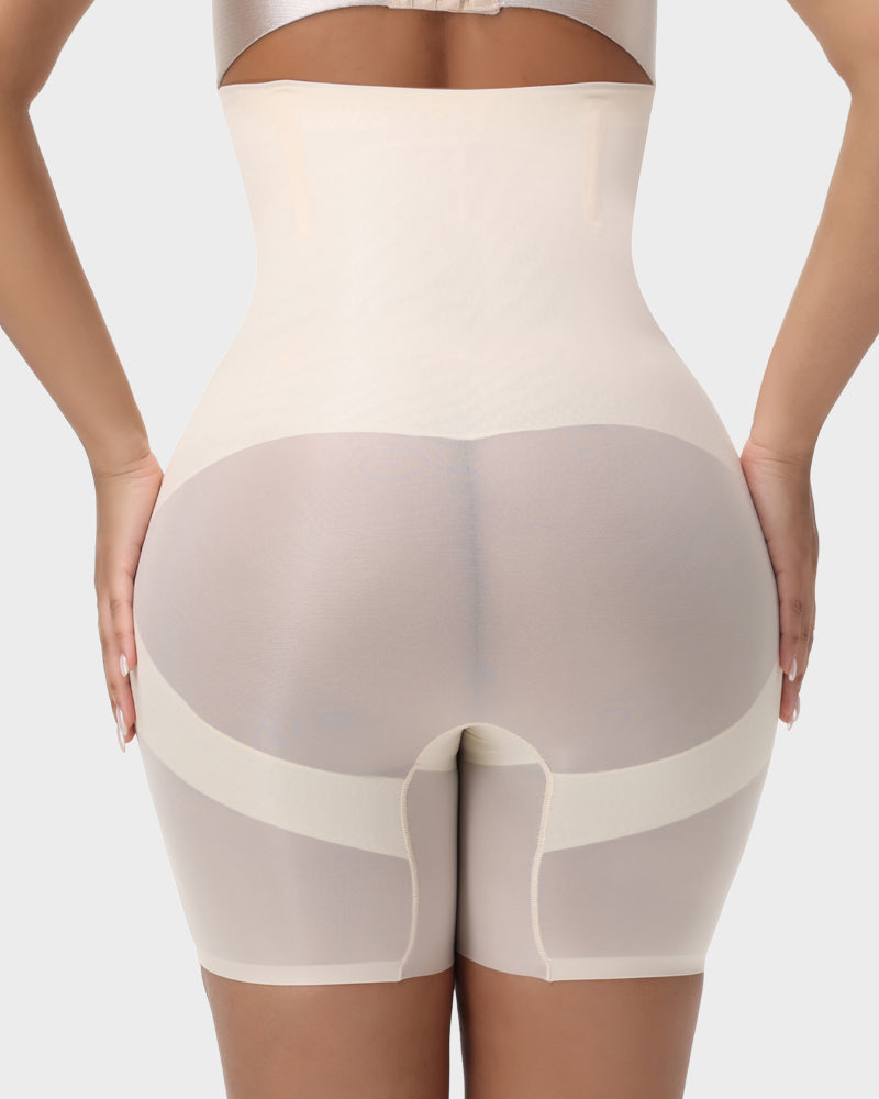 High-Waist Cross Compression Shaping Shorts - view 3
