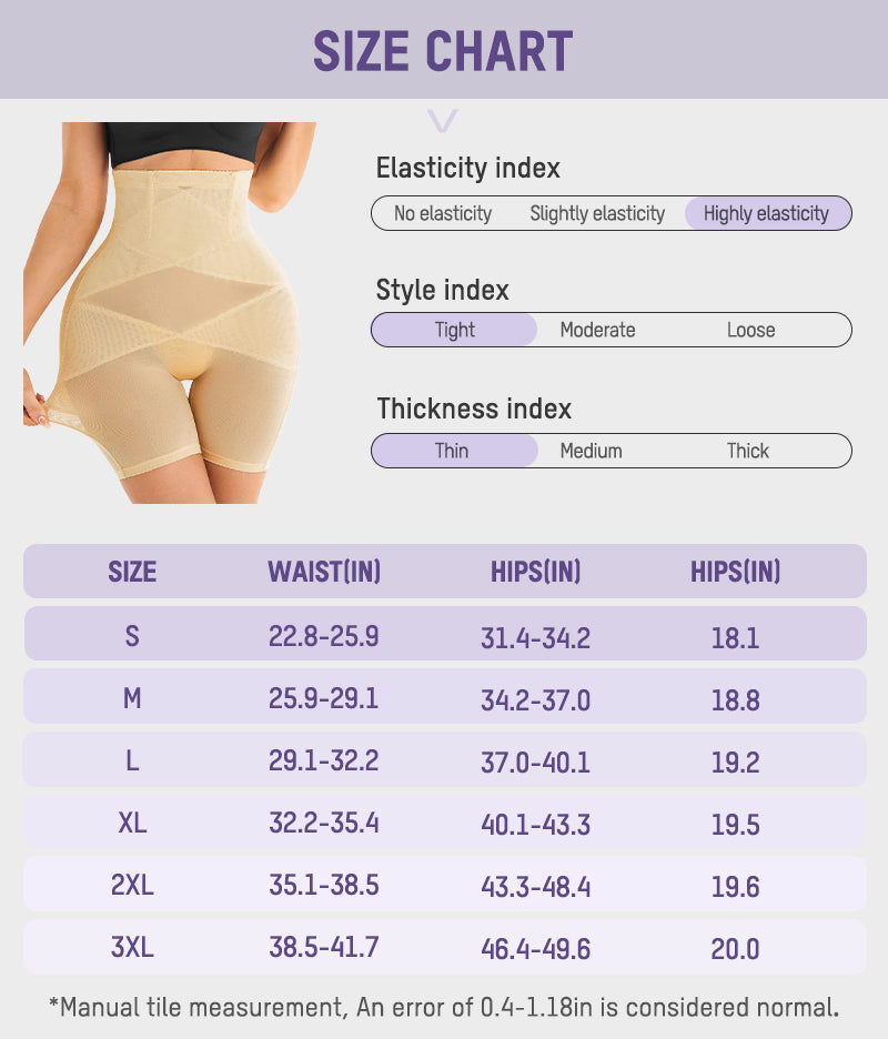 High-Waist Mesh Tummy Control Shapewear Shorts - view 13