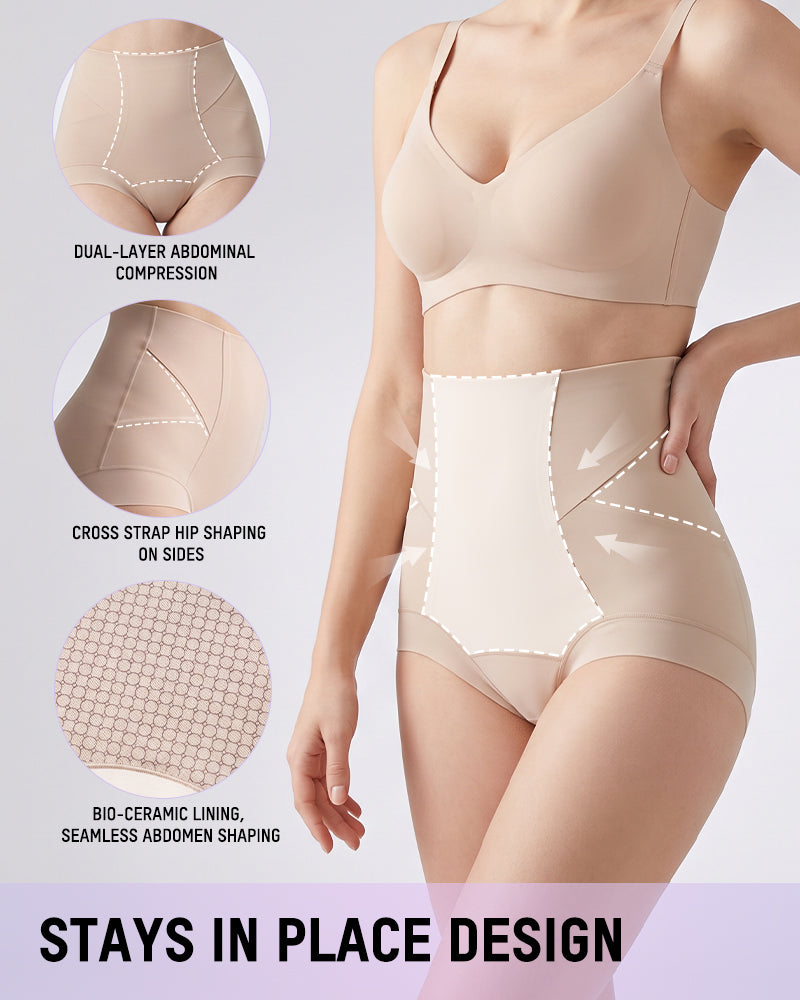 High-Waist Tummy Control Briefs Multipack - view 4