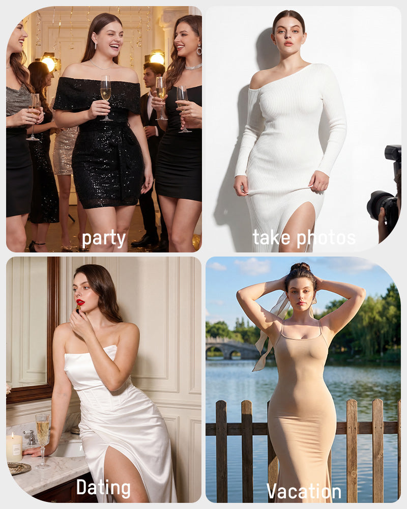 High-Waist Zip-Up Shaping Shorts - view 7