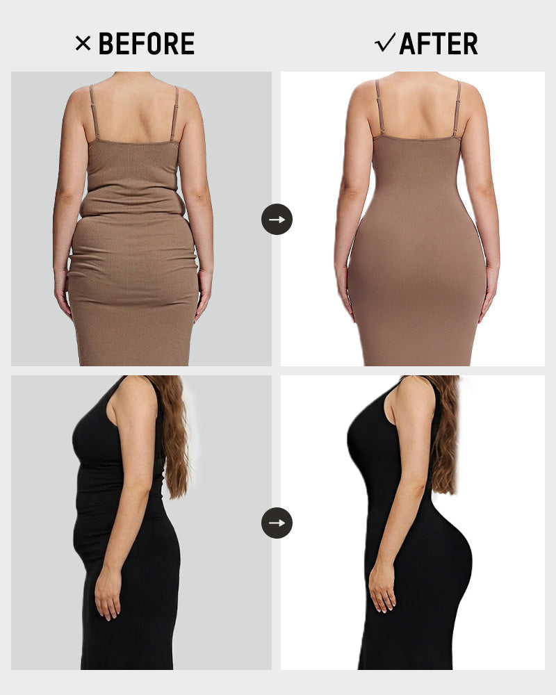 High-Waist Zip-Up Shaping Shorts - view 6
