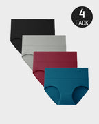 High-Waisted Full Coverage Cotton Briefs(4 pack) - view 14
