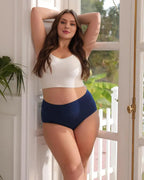 High-Waisted Full Coverage Cotton Briefs(4 pack) - view 8