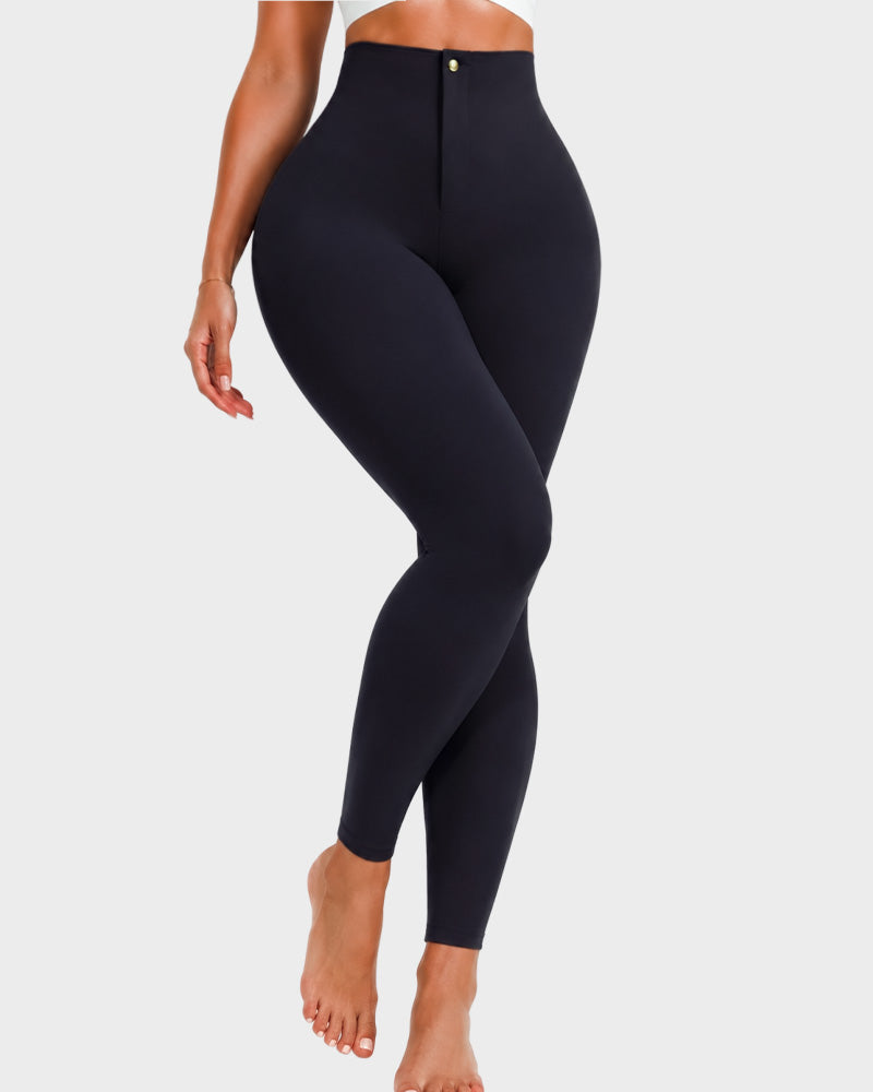 High-Waisted Tummy Control Butt-Lift Shaping Leggings - view 18