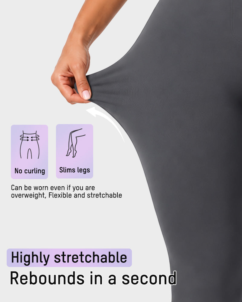 High-Waisted Tummy Control Butt-Lift Shaping Leggings - view 3