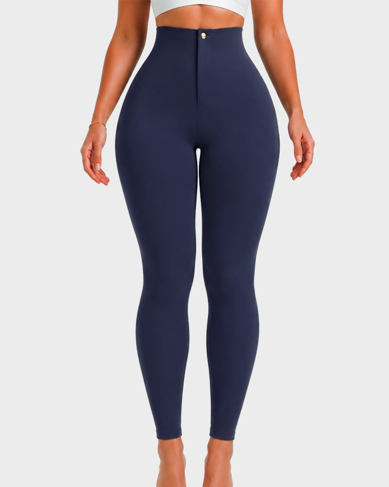 High-Waisted Tummy Control Butt-Lift Shaping Leggings - view 12