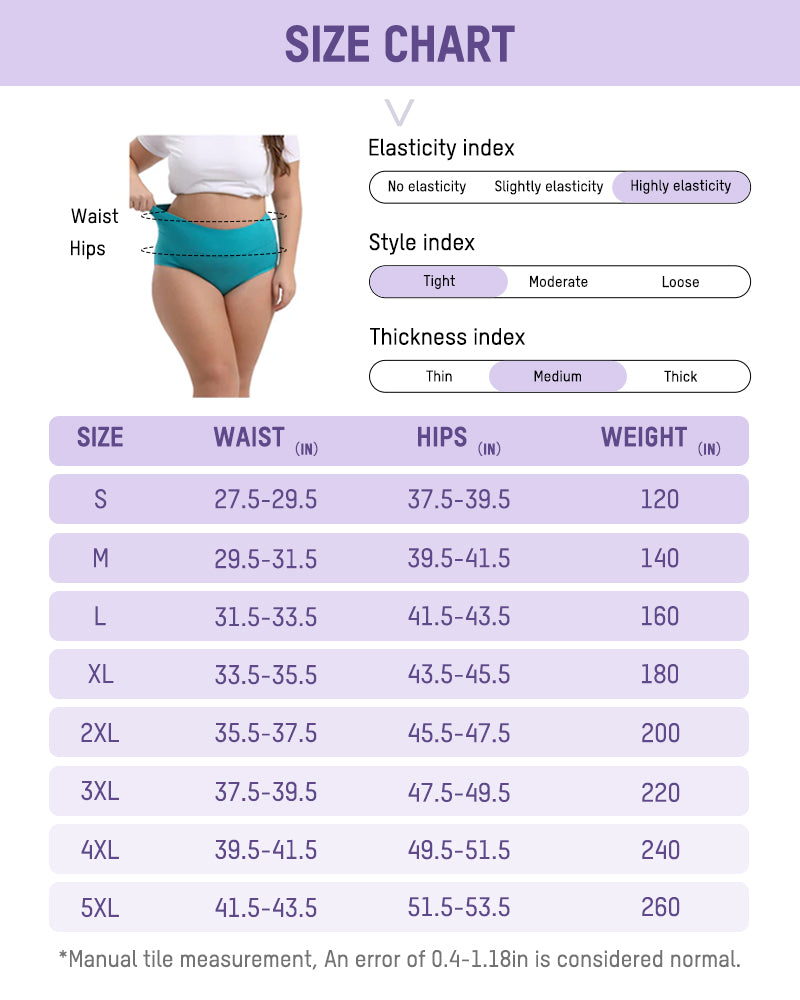 High-Waisted Full Coverage Cotton Briefs(4 pack) - view 22