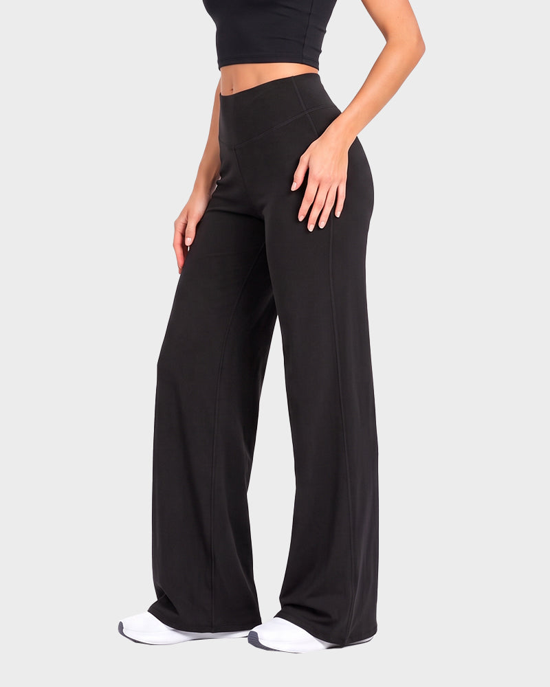 High-Waisted Wide-Leg Pants - view 8