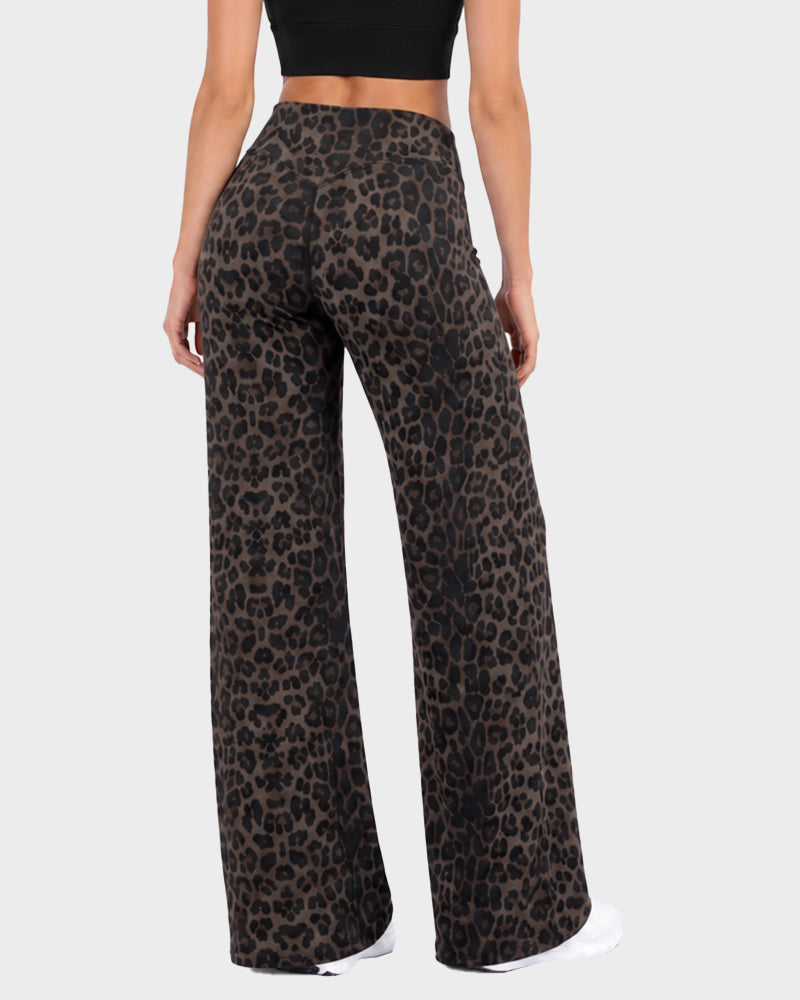 High-Waisted Wide-Leg Pants - view 3