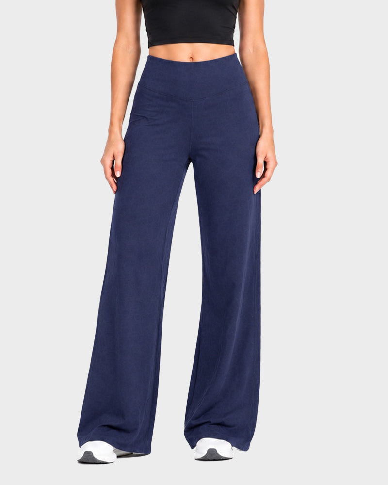 High-Waisted Wide-Leg Pants - view 16