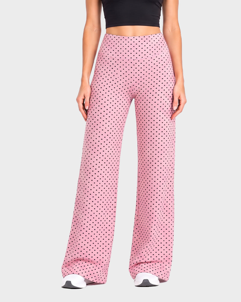 High-Waisted Wide-Leg Pants - view 4