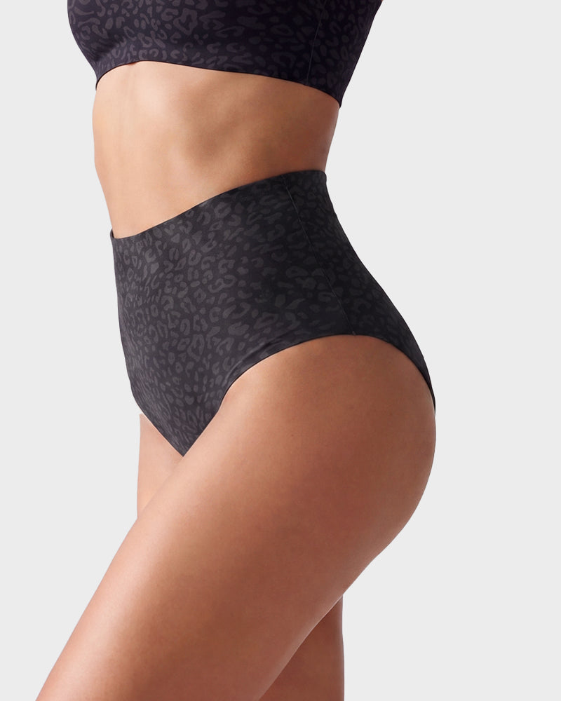 High Waist Seamless Leopard Tummy Brief(6  Pack) - view 10