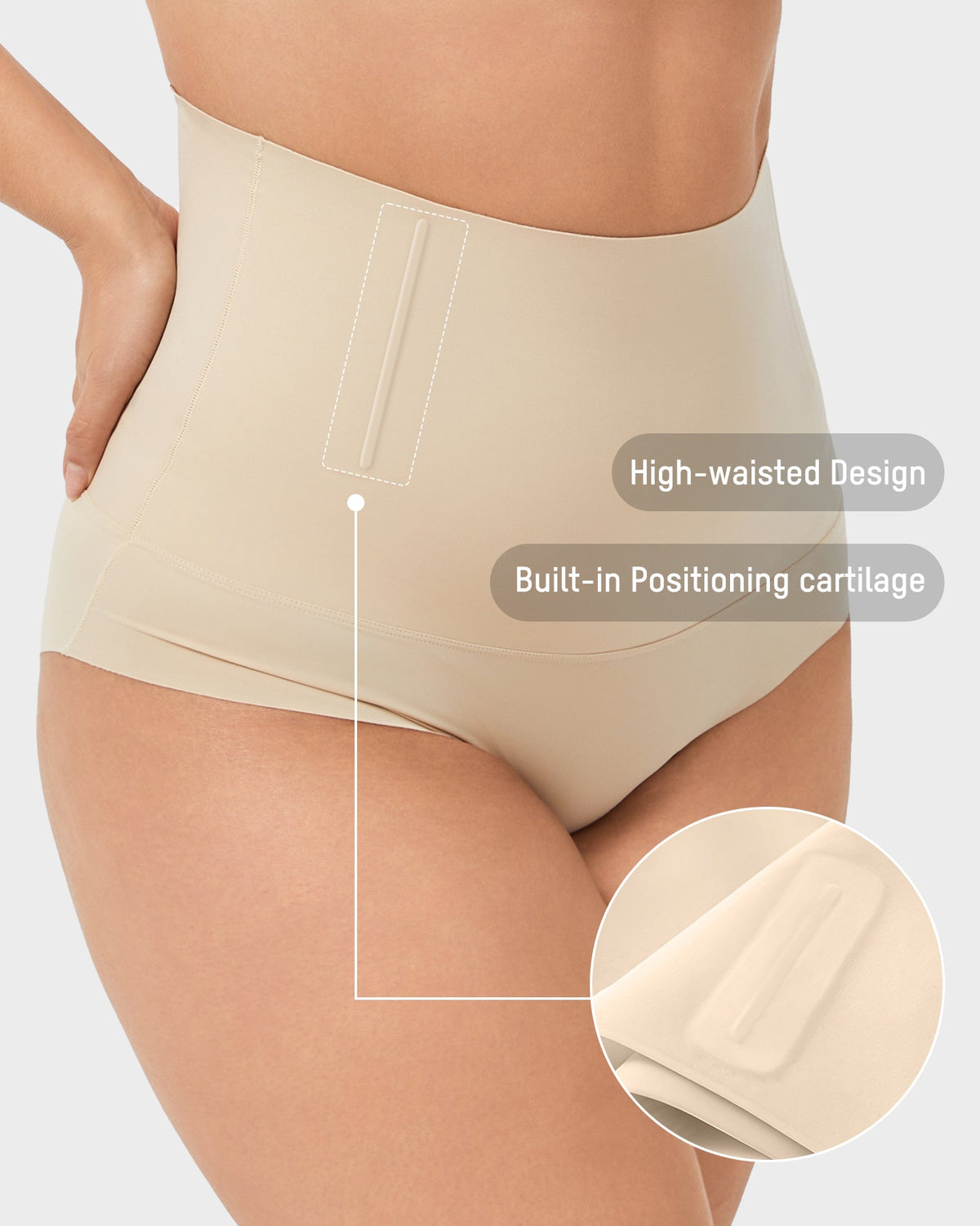 High Waist Seamless Tummy Control Panties (5 Pack) - view 2