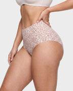 High Waist Seamless Leopard Tummy Brief(6  Pack) - view 17