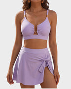 High Waist Tummy Control Push Up Bikini - view 23