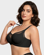 Honeycomb™  Mesh Underwire Minimizing Bra - view 11