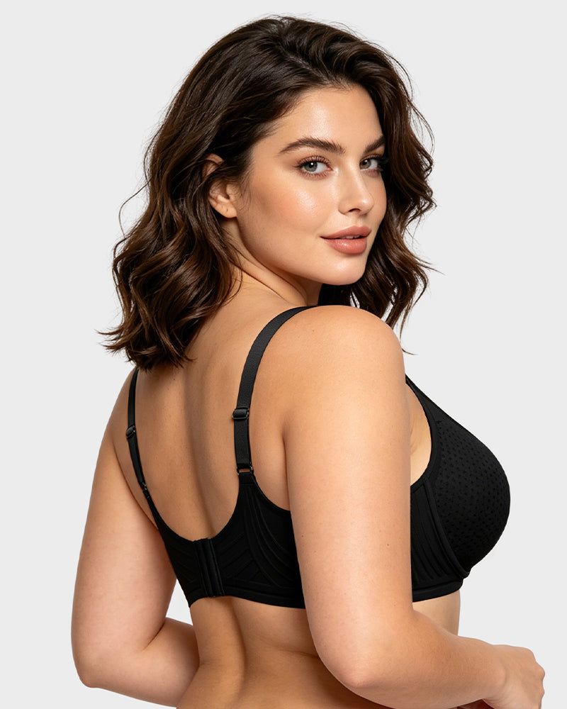 Honeycomb™  Mesh Underwire Minimizing Bra - view 12