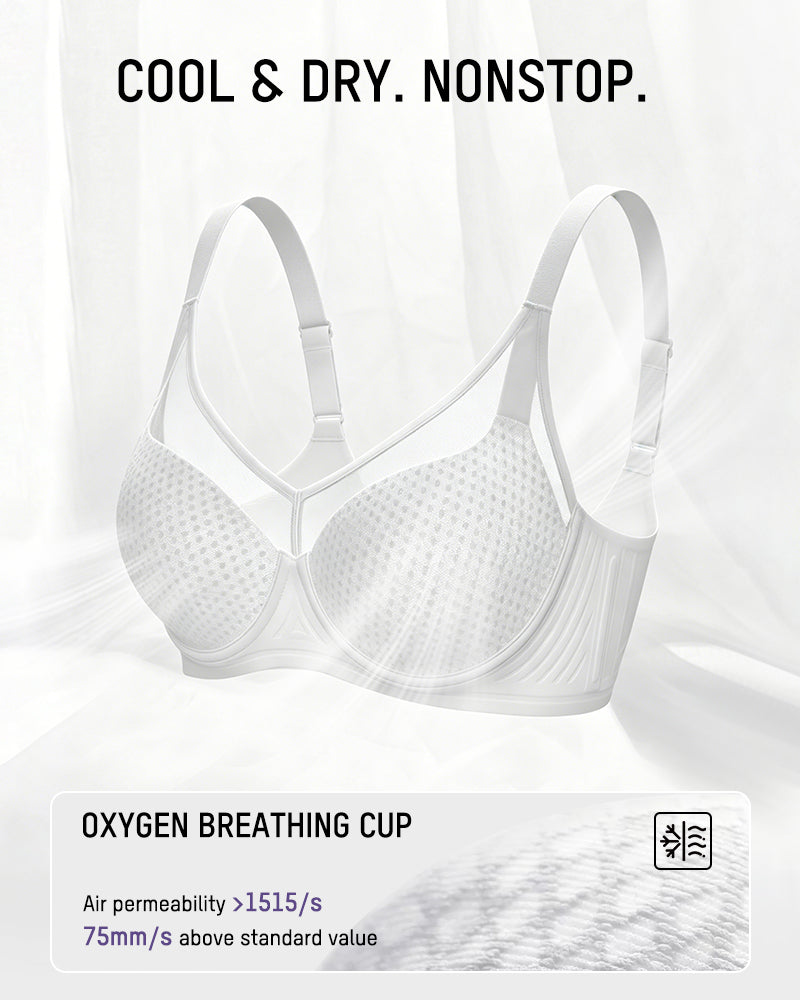 Honeycomb™  Mesh Underwire Minimizing Bra - view 5