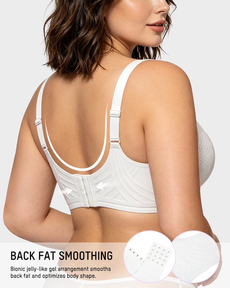 Honeycomb™  Mesh Underwire Minimizing Bra - view 3