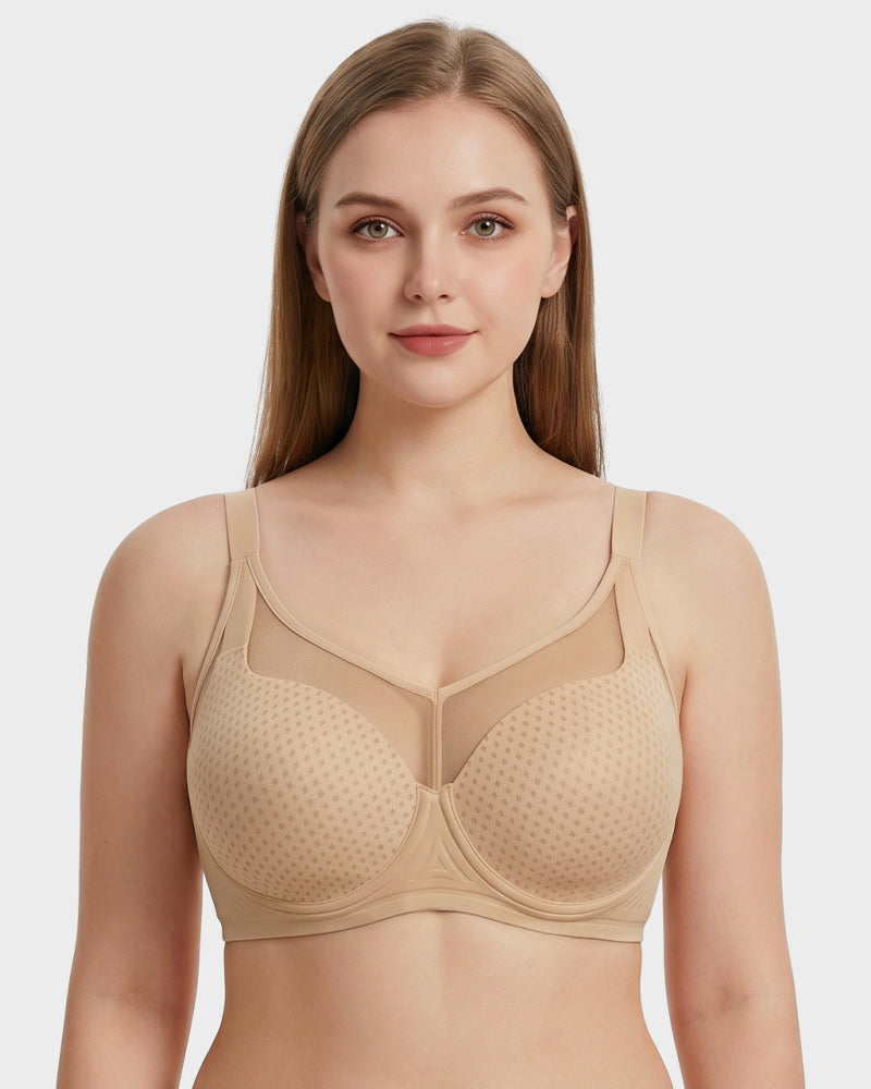 Honeycomb™  Mesh Underwire Minimizing Bra - view 13