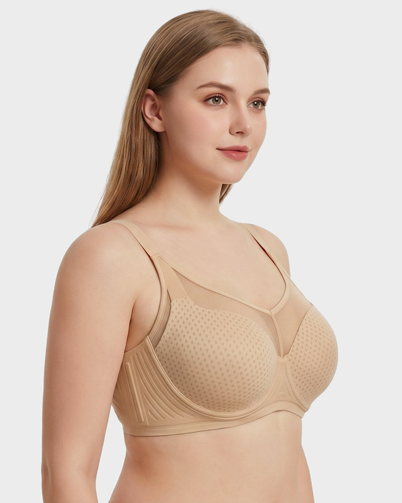 Honeycomb™  Mesh Underwire Minimizing Bra - view 14