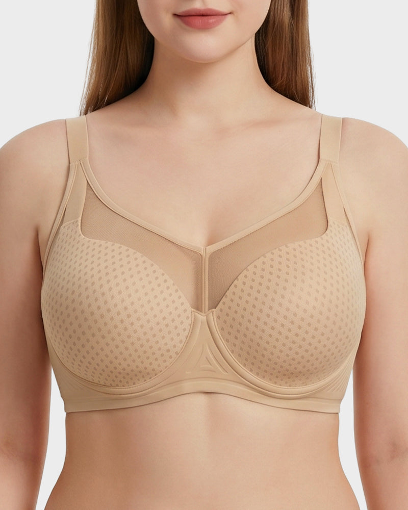 Honeycomb™  Mesh Underwire Minimizing Bra - view 18