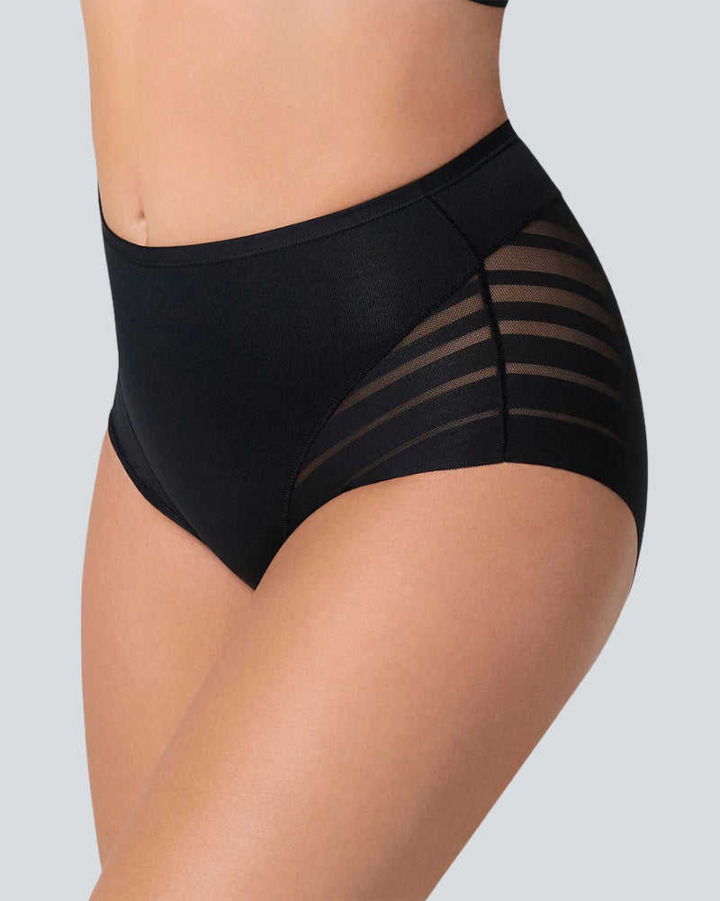 Seamless Breathable Lace Mid-Rise Panties - view 2