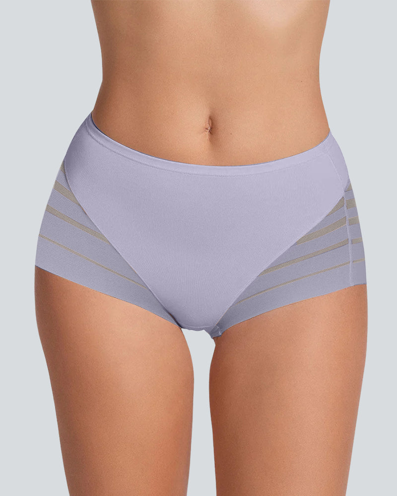 Seamless Breathable Lace Mid-Rise Panties - view 15
