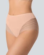 Seamless Breathable Lace Mid-Rise Panties - view 6