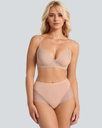 Seamless Breathable Lace Mid-Rise Panties - view 8