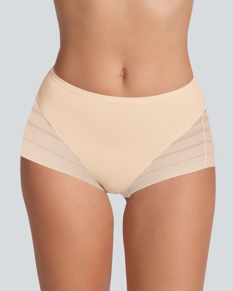 Seamless Breathable Lace Mid-Rise Panties - view 9