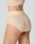 Seamless Breathable Lace Mid-Rise Panties - view 11