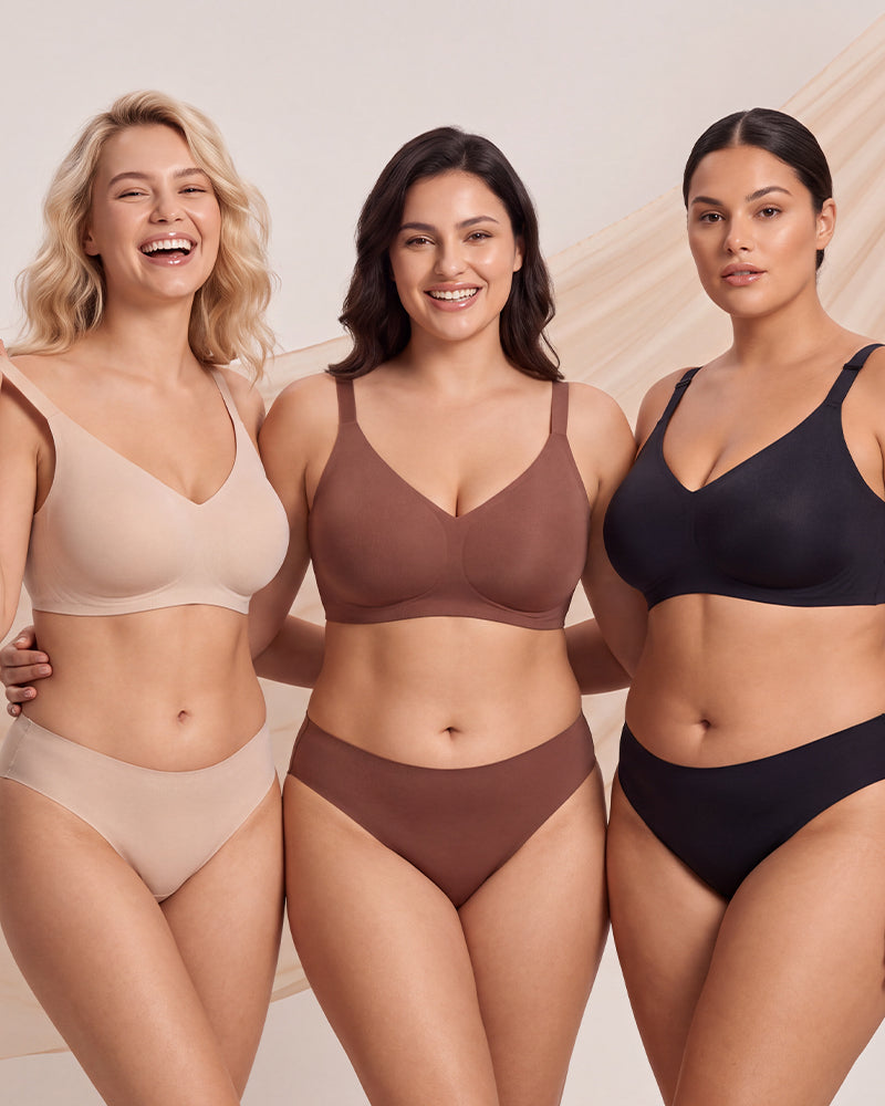 Lifting Wire-Free Antibacterial Jelly Bra Multipack - view 25
