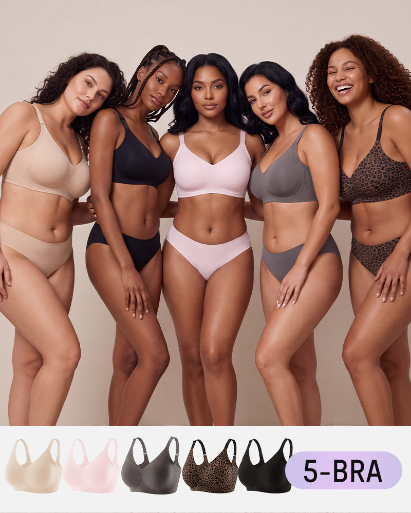 Lifting Wire-Free Antibacterial Jelly Bra Multipack - view 26