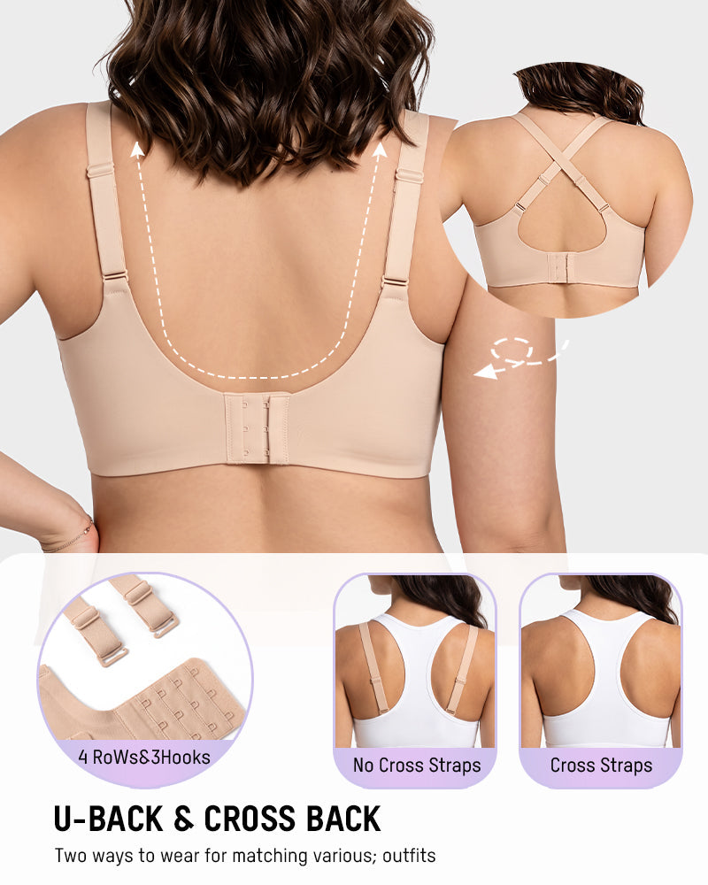 Lifting Wire-Free Antibacterial Jelly Bra Multipack - view 7