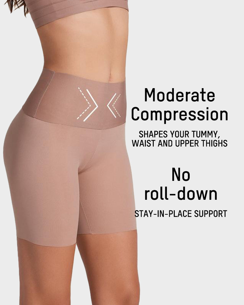 Lightweight Slimming High-Waist Tummy Control Shaper Shorts - view 3
