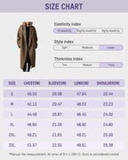 Long Double-Breasted Notched-Lapel Coat - view 23
