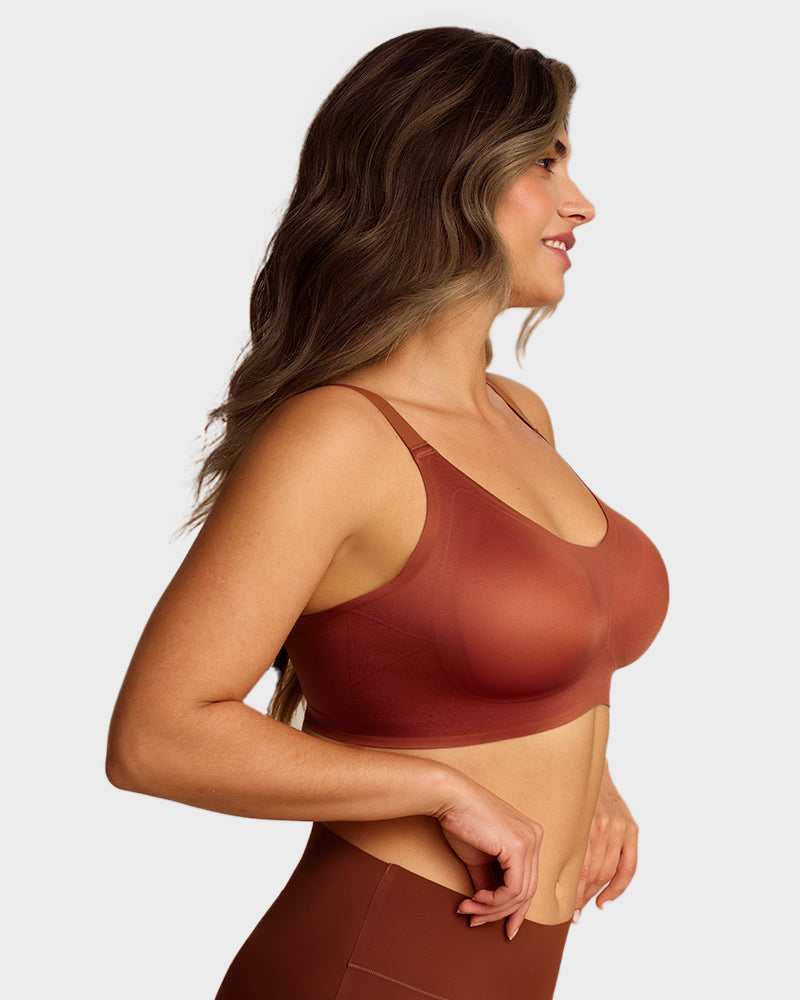 CloudLift™ bra Luxury Satin Seamless Wireless Support Bra - view 8