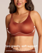 CloudLift™ bra Luxury Satin Seamless Wireless Support Bra - view 2