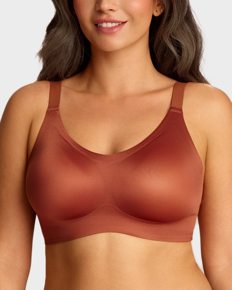 CloudLift™ bra Luxury Satin Seamless Wireless Support Bra - view 23