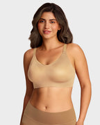 CloudLift™ bra Luxury Satin Seamless Wireless Support Bra - view 14