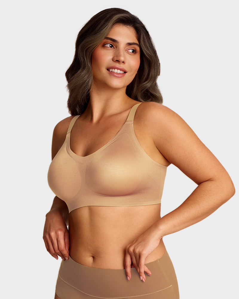 CloudLift™ bra Luxury Satin Seamless Wireless Support Bra - view 15