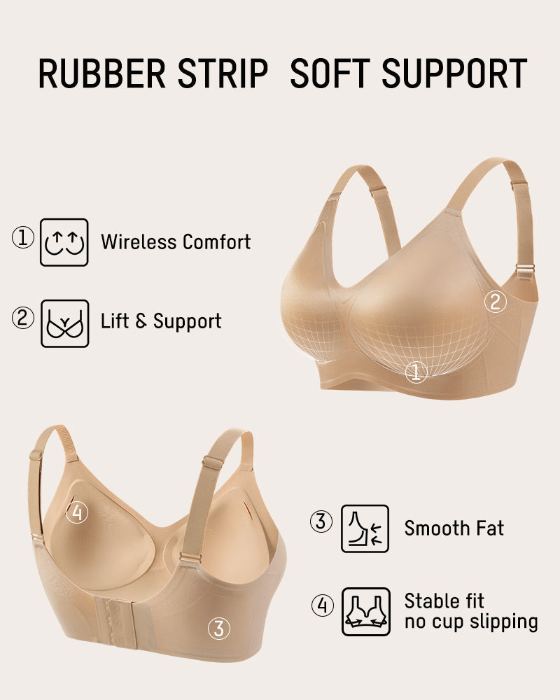 CloudLift™ bra Luxury Satin Seamless Wireless Support Bra - view 4