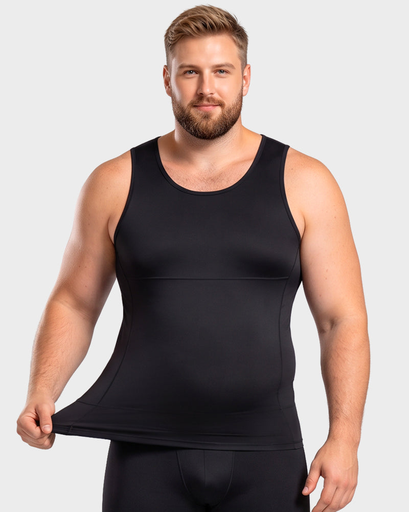 Men's Tummy Control Compression Tank Top - view 9