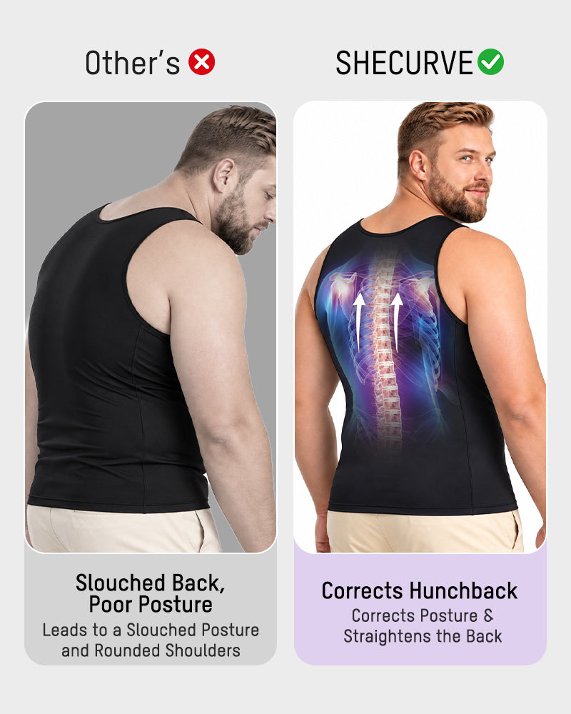 Men's Tummy Control Compression Tank Top - view 5