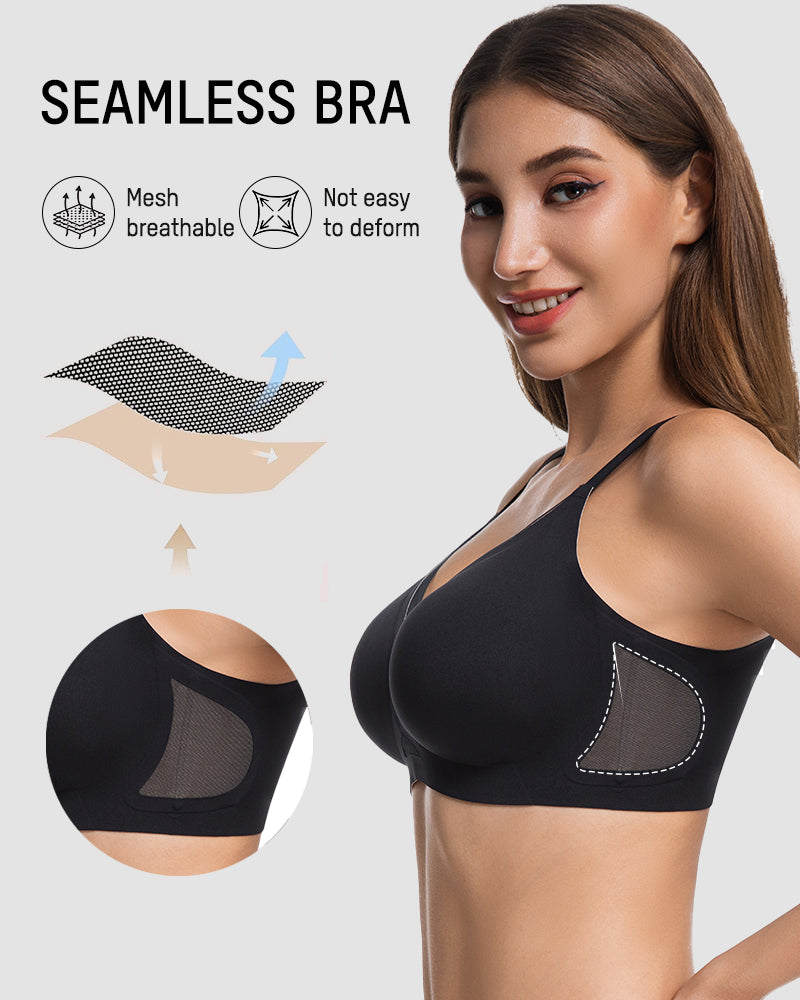 Mesh Crossover Wireless Lift Bra - view 6