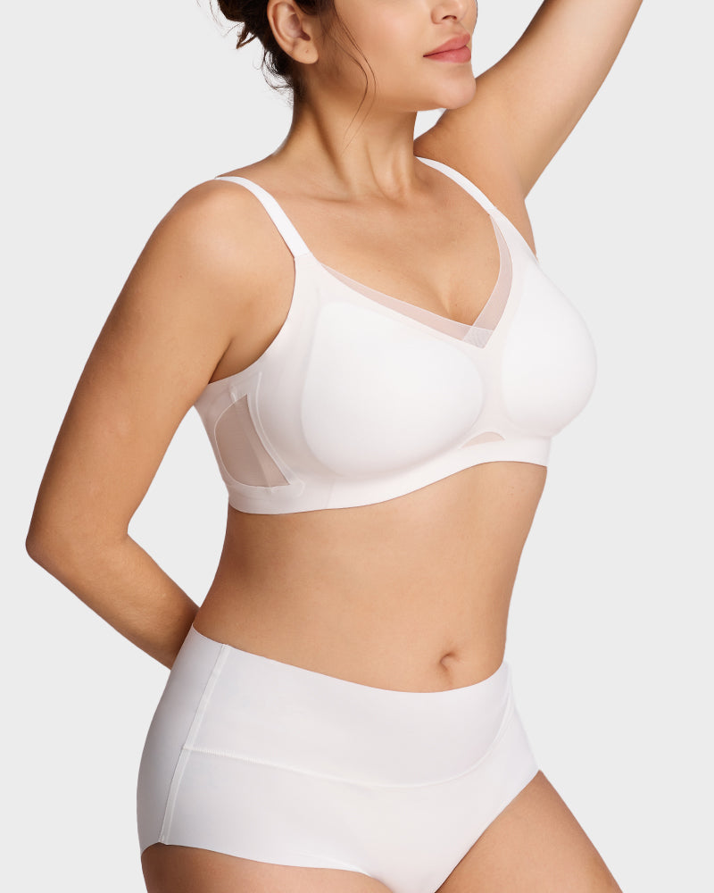 Mesh Crossover Wireless Lift Bra - view 12