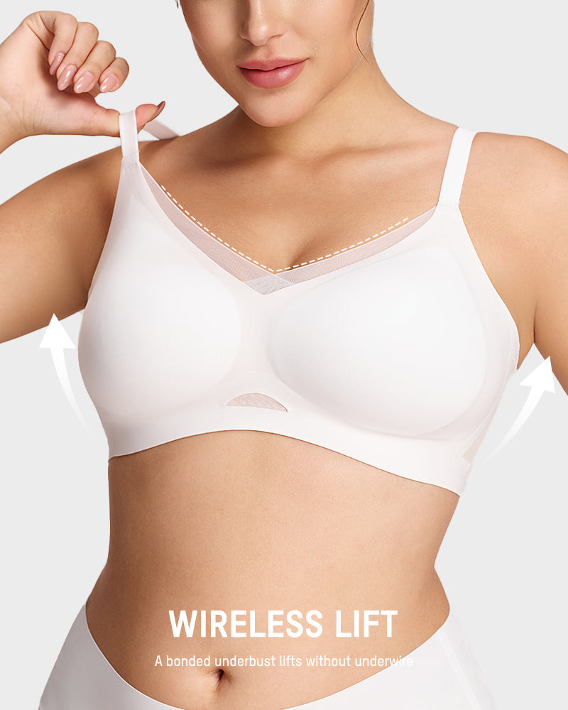 Mesh Crossover Wireless Lift Bra - view 4