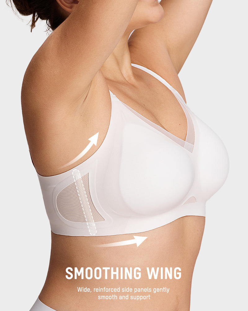 Mesh Crossover Wireless Lift Bra - view 3
